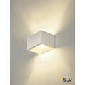 SLV Wall luminaire PLASTRA QT-DE12 WL Plaster luminaire, R7s 118mm, white
