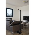 SLV LED Floor lamp MECANICA PLUS FL, 7W 2700-6500K 450lm 100, multi-movable, dimmable, black