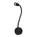 SLV Premium LED Displaylampe DIO FLEX PLATE, med flex arm og switch, 1.9W 45�, 2700K 70lm, sort
