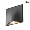 SLV LED Outdoor Wall luminaire VILUA I WL, IP54, 16W 3000K 405lm 100, anthracite