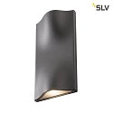 SLV LED Outdoor Wall luminaire VILUA UP/DOWN, IP54, 16W 3000K 810lm 2x100, anthracite