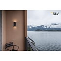 SLV LED Outdoor Wall luminaire VILUA UP/DOWN, IP54, 16W 3000K 810lm 2x100, anthracite
