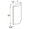 SLV LED Udend�rs V�glampe VILUA UP/DOWN, IP54, 16W 3000K 810lm 2x100�, antracit
