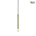 SLV Pendant luminaire FITU PD, 500cm pendulum, E27 max. 60W, gold