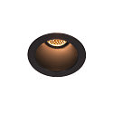 SLV LED Loftindbygningslampe HORN MAGNA, 7.7W 3000K,, 415lm 25�, sort