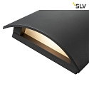 SLV LED Outdoor Wall luminaire LED SAIL WL, IP54 IK06, 18W 3000K 400lm 70, anthracite