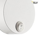 SLV Wall luminaire DIO FLEX PLATE QPAR51 WL, GU10 max. 50W, white