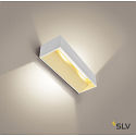 SLV LED Wall luminaire LOGS IN L, 17W, 3000K, 1100lm, TRIAC dimmable, white