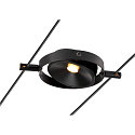 LED Wirelampe DURNO til TENSEO 12 Volt wiresystem, 9W, 2700K, 360lm, sort