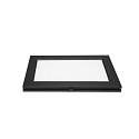 SLV LED Wirelampe PLYTTA rectangular til TENSEO 12 Volt wiresystem, 9W, 2700K, 580lm, sort