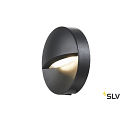 SLV Outdoor luminaire DOWNUNDER OUT ROUND WL LED Wall recessed luminaire, 4,5W, 3000/4000K, 140lm, IP65, anthracite