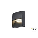 SLV Udendrslampe DOWNUNDER OUT SQUARE WL LED Vgindbygningslampe, 4,5W, 3000/4000K, 150lm, IP65, antracit