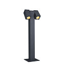 SLV Udend�rslampe THEO PATHLIGHT DOUBLE QPAR51 Standerlampe, GU10, IP44, antracit