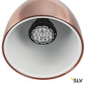 SLV 1-Faset Downlight PARA CONE 14 QPAR51, GU10, inkl. 1-Faset-Adapter, kobber/hvid