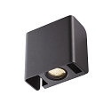 SLV LED Udend�rs-/V�glampe MANA OUT, 12W, 60�, 3000K, 325lm, IP65, d�mpbar, antracit