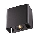 SLV LED Udend�rs-/V�glampe MANA OUT, 12W, 60�, 3000K, 325lm, IP65, d�mpbar, antracit