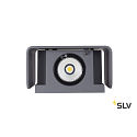 SLV LED Outdoor Wall luminaire MANA OUT, 12W, 60, 3000K, 325lm, IP65, dimmable, anthracite