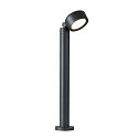 SLV LED Udend�rsspot ESKINA 80 POLE LED Standerlampe, 14,5W, 95�, 3000/4000K, 1000lm, IP65, d�mpbar, antracit