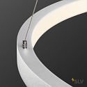 SLV LED Pendant luminaire ONE 60 DALI LED, 25W, 3000/4000K, 1400/1500lm, white