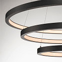 LED Pendel ONE TRIO DALI LED, 65W, 3000/4000K, 3900/4200lm, sort
