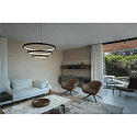 LED Pendel ONE TRIO DALI LED, 65W, 3000/4000K, 3900/4200lm, sort