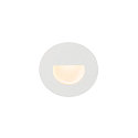 SLV LED Wall recessed luminaire WORO LED, 1,1W, 3000K, 50lm, white