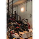 SLV LED V�g-/Loftlampe LIPSY 50 DRUM DALI CW LED, 21W, 120�, 3000/4000K, 2400lm, IP44, hvid