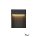 SLV LED Outdoor wall luminaire FLATT LED, 14W, 3000/4000K, IP65, 460lm, anthracite