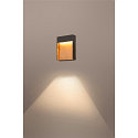 SLV LED Udend�rslampe FLATT LED V�glampe, 14W, 3000/4000K, IP65, 500lm, antracit/brun