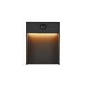LED Udend�rslampe FLATT SENSOR LED V�glampe, 16W, 3000/4000K, 600lm, IP54, antracit
