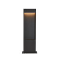 SLV LED Udend�rslampe FLATT POLE LED Standerlampe, 9,7W, 3000/4000K, 400lm, IP65, 65cm, antracit