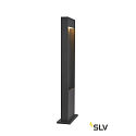 SLV LED Outdoor luminaire FLATT POLE LED Floor lamp, 9,7W, 3000/4000K, 400lm, IP65, 65cm, anthracite