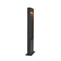 SLV LED Udend�rslampe FLATT POLE LED Standerlampe, 9,7W, 3000/4000K, 400lm, IP65, 65cm, antracit