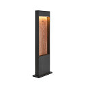 LED Udend�rslampe FLATT POLE LED Standerlampe, 9,7W, 3000/4000K, 400lm, IP65, 65cm, antracit/brun