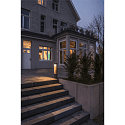 SLV LED Udend�rslampe FLATT POLE LED Standerlampe, 9,7W, 3000/4000K, 400lm, IP65, 65cm, antracit/brun