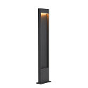 LED Udend�rslampe FLATT POLE LED Standerlampe, 9,7W, 3000/4000K, 400lm, IP65, 100cm, antracit