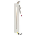 SLV LED Wall recessed luminaire NOTAPO, 3000K, 6lm, white, 18cm