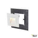 SLV LED Wall recessed luminaire MOBALA, 1,3W, 3000K, 14lm, white