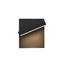SLV LED Outdoor Wall luminaire ABRIDOR LED, 14W, 3000/4000K, 750lm, IP55, anthracite
