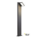 SLV LED Udendrslampe ABRIDOR POLE LED Standerlampe, 14W, 3000/4000K, 750lm, IP55, antracit, 100cm