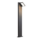 SLV LED Udend�rslampe ABRIDOR POLE LED Standerlampe, 14W, 3000/4000K, 750lm, IP55, antracit, 100cm
