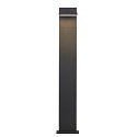 SLV LED Udend�rslampe ABRIDOR POLE LED Standerlampe, 14W, 3000/4000K, 750lm, IP55, antracit, 100cm