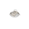 SLV LED Loft-/Indbygningslampe SENSER 12 LED, rund, 3000K, 470lm, IP20, hvid