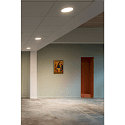 LED Loft-/Indbygningslampe SENSER 24 LED, rund, 3000K, 1200lm, IP20, hvid