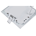LED Loft-/Indbygningslampe SENSER 12 LED, eckig, 3000K, 440lm, IP20, hvid