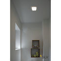 SLV LED Loft-/Indbygningslampe SENSER 18 LED, eckig, 3000K, 820lm, IP20, hvid