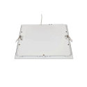 LED Loft-/Indbygningslampe SENSER 24 LED, eckig, 3000K, 1200lm, IP20, hvid