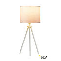SLV Table lamp FENDA BASE II Tripod, E27 max. 40W, shade excl., white