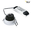 SLV LED Loftindbygningslampe NEW TRIA 68 I CS Indoor, rund, 11W,  2700K, 800lm, hvid