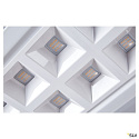 SLV LED Ceiling recessed luminaire LED PAVONO 600x600, 100, UGR 16, white, 3000K, 3200lm